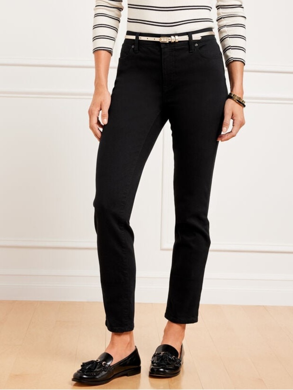 Talbots Slim Ankle Jeans – Black – Women’s Size 10 Petite (NWT)